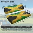 thumbnail image 3 of FUIALDOLG Universal Golf Cart Seat Covers Ezgo Jamaican Flag Print Dress UP Older Breathable Golf Cart Front Seat Cover Fit Like a Glove, Easy to Install, Washable, 3 of 8