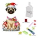 thumbnail image 2 of Ornamentos Escritorio Pintura Diamantes Kit Navidad Cabeza Agitación Acrílica Gato Naranja, 2 of 9