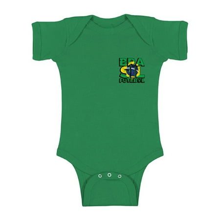 

Awkward Styles Brasil Futebol Baby Bodysuit Short Sleeve Brazilian Soccer Bodysuit for baby Brazil One Piece Top Brazil Soccer 2018 Baby Bodysuit Gifts from Brazil Brazilian Flag One Piece Top