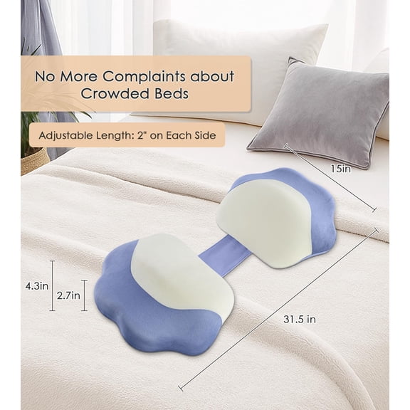 Pregnancy Pillows for Sleeping, Memory Foam Maternity Pillow Support for Back Belly HIPS, Adjustable Travel Wedge Pillow for Pregnant Women, Side Spleeping Pregnant Pillows with Velvet Cover