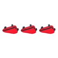 thumbnail image 3 of fastboy Mountain Bicycles Front Tube Frame Storage Bag Road Bikes Anti-scratched Triangular Pouch Keys Cellphone Saddle Holder Red 3Set, 3 of 6