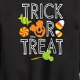 thumbnail image 3 of Mickey & Friends - Trick or Treat Candy Art - Toddler And Youth Crewneck Fleece Sweatshirt, 3 of 5