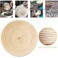 thumbnail image 6 of Naler Banneton Bread Proofing Basket Set - 8.5" Round Natural Rattan Sourdough Professional Dough Baking Bowl, 6 of 7