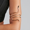 thumbnail image 2 of Pulsera en espiral de serpiente para hombre y mujer, brazalete de moda Punk, joyería, 2 of 4