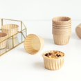 thumbnail image 5 of 100Pcs Mini Cake Liner Baking Muffin Box Cake Paper Cup with 200Pcs Oil Paper Baking Sheet, Non-Stick Baking Paper, 5 of 9