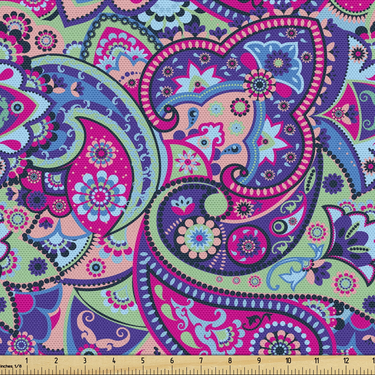 Navy and Blush Fabric by the Yard Pattern Based on ...