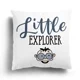 thumbnail image 5 of Funda de almohada para sofá con dibujos de niños, color gris y blanco, sencilla, para decoración del hogar y la sala de estar, 5 of 5