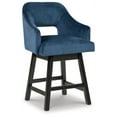 thumbnail image 3 of Signature Design by Ashley 25 Tallenger Modern Upholstered Swivel Counter Height Barstool Set of 2, 3 of 6