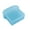 Blue, variant on Deyuer Bread Box Microwaveable Transparent Toast Shape Visible Portable Sandwich Hamburger Storage Case for Kitchen ,Red