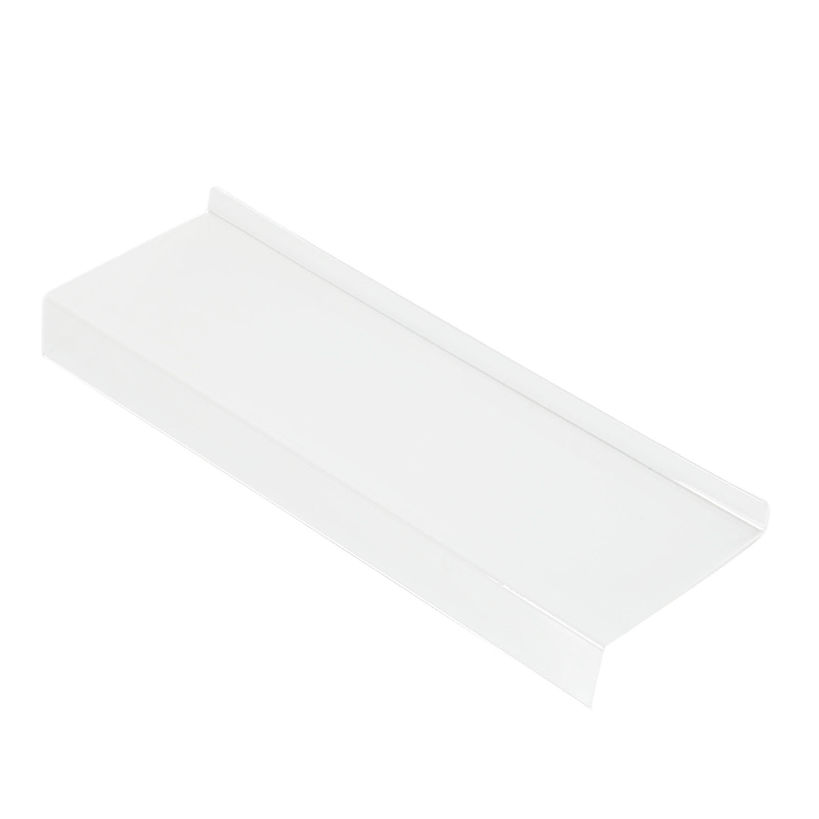 LAZIOEGR Acrylic Tilted Keyboard Riser with Low Front Lip, Polished Finish, Transparent Design – Ideal for Home & Office Use