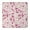 Pink Pioneer Flower, variant on Teal Paisley Pattern Square Fitted Tablecloth with Elastic Edge,Square Table Cover,Washable Elastic Table Cover for Home Kitchen Party Decor 34"x34"