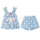 thumbnail image 3 of Ropa de casa bonita para niñas, chaleco, pantalones cortos con tirantes, traje de pijama, ropa de descanso de Hello Kitty, camisola, conjunto de pijama 2 unids/set Sanrio Cinnamoroll, 3 of 5
