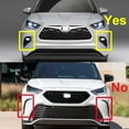 ECAHAYAKU Car Led DRL MMF7 for Toyota Highlander 2020 2021 2022 2023 Daytime Running Lights 12V