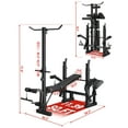 thumbnail image 2 of COZONY Foldable Adjustable Bench, Multifunctional Home Gym Equipment for Squats, Bench Press & Leg Curls, 2 of 10