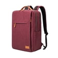 thumbnail image 2 of Eigraketly Bolsa de viaje de poliéster fácil de transportar y duradera para mujeres: mochilas elegantes multifuncionales y de moda para mujeres Mochilas de mochilero Vino rojo, 2 of 6
