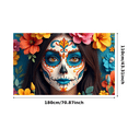 thumbnail image 3 of Colorful Design Day of the Dead Festive Banner Skull Decoration Mexican Festival for Celebrations Cultural Events Parties, 3 of 8