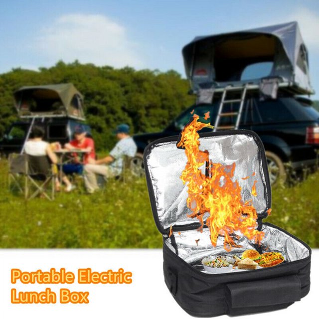 1pcs Car Food Warmer Heater Electric Oven Heating Lunch Box DC12V Oven Bag Instant -