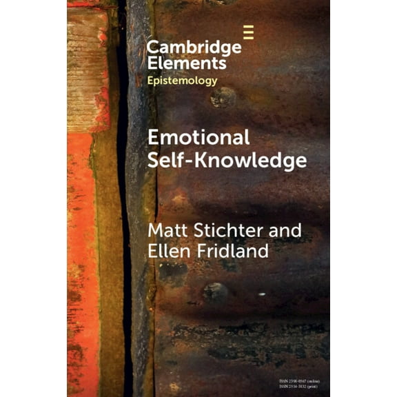 Elements in Epistemology Emotional Self-Knowledge, (Paperback)
