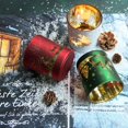thumbnail image 4 of Adornos navideños reutilizables, tarros de vela de cristal de alce de árbol de lujo, decoración navideña, 4 of 4