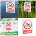 thumbnail image 4 of OULII Pool Accessories Funny Pool Signs Aluminum Safety Warning 1Pcs, 4 of 7