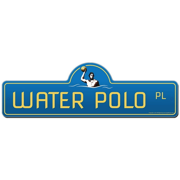 SignMission P-720 Water Polo Water Polo Street Sign