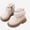 Beige, variant on Viluyesy Girls Ankle Boots Lace Ruffle Trim Side Zipper Warm Winter Fashion Walking Shoes Black Size 11.5 Little Kids