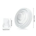 thumbnail image 3 of Postnatal Care Essential Part Silicone Diaphragm/Valves for Breastpump Standard Model Pumps, 3 of 7