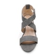 thumbnail image 4 of DREAM PAIRS Women's Elastic Ankle Strap Wedge Sandals, 4 of 6
