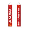 thumbnail image 2 of Party Photo Booth Props Graduation Decorations 2024 Grad Banner Blue Porch Door Sign Welcome Banner For Indoor Outdoor Wall Indoor Outdoor Graduation Decorations Class Of 2024, Graduation Party Balloo, 2 of 8