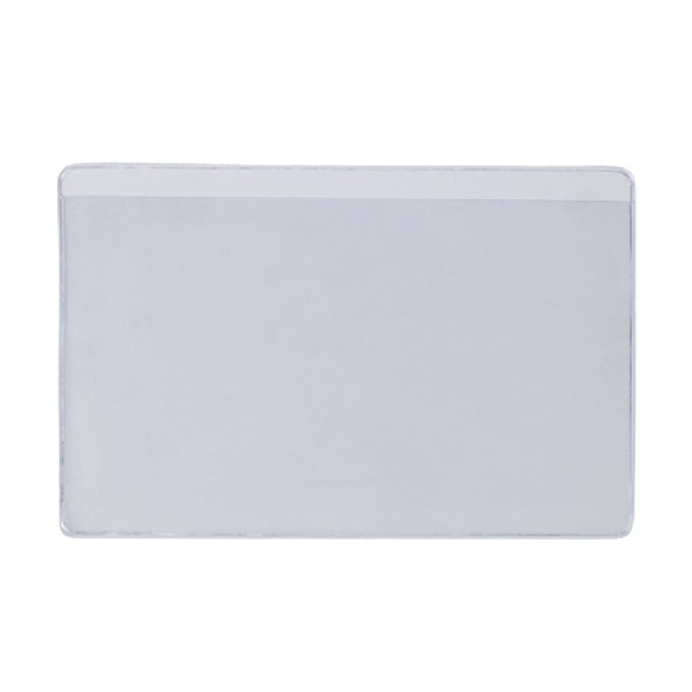 SUPERSCAN Press-On Vinyl Envelopes Long Side Open 4" x 6" Clear 50/Case LH209