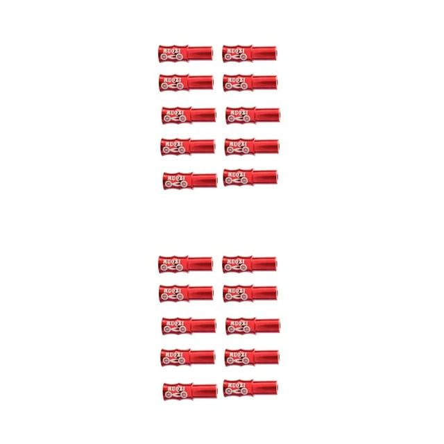 maskred 10 Pieces Bicycle Cable End Caps Mountain Bike Accessories Cycling Components Shifting Red 2Set