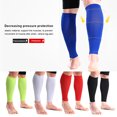thumbnail image 4 of Graflsoa S06 Compression Calf Sleeves - Moisture-Wicking, Breathable, Graduated Support for Enhanced Performance - Black, Size L (Pair), 4 of 7