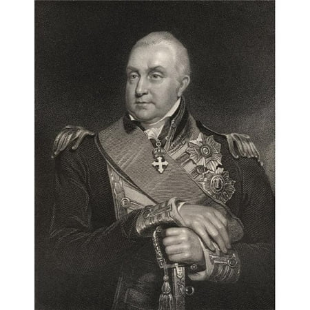 Posterazzi Edward George Geoffrey Stanley 14th Earl of Derby Lord Stanley  1799 to 1869 English Statesman & Three Times Prime Mini Poster Print - 26 x  32 