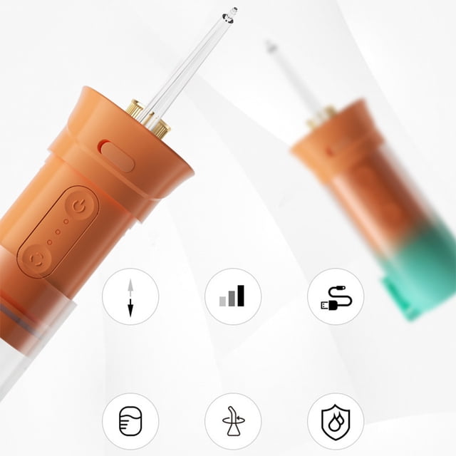 maskred Hydropulseur Sans Fil avec Buses Rotatives à 360° Portable et Propre Hydropulseur Étanche Rose