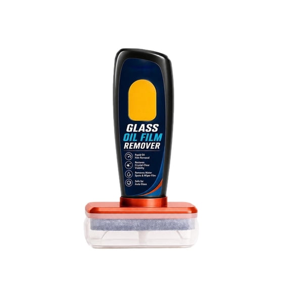 Windshield Oil Film Remover Kit Glass Cleaner Brush Tool 70ml