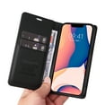 thumbnail image 5 of Wallet Case for iPhone 14 Plus, Business Style PU Leather Magnetic Adsorption Flip Folio Cover with Kickstand Card Slots Cash Holder Soft Silicone Shockproof Protective Case,Black, 5 of 8