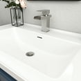 thumbnail image 4 of LOGMEY 31"x20" White Ceramic Vanity Top with Integrated Rectangular Sink - Drop-in Installation, Single Faucet Hole, 1.75" Drain, 4 of 8