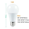 thumbnail image 2 of Skksst E26 E27 RGBW RGBWW Light Bulb Dimmable 4 Lighting Mode Changing Color Lamp With Remote Control, 2 of 7