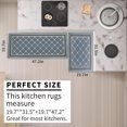 thumbnail image 2 of Kitchen Mat Cushioned Kitchen Rugs Non-Skid Waterproof Kitchen Mats and Rugs Comfort Standing Mat for Kitchen, Floor, Office, Sink, Laundry, 19.7 X 31.5”+19.7 X 47.2”, 2 of 8