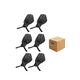 thumbnail image 1 of 6pzs Gorro De Cheff Gorro Para Cocina Estilo Turbante Unisex Rallas Lab.G Negro, Blanco, 1 of 5