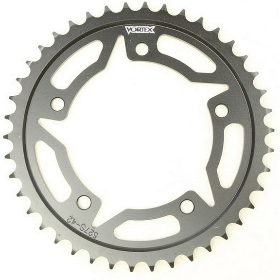 Black 42-Tooth 530-Pitch Steel Rear Sprocket