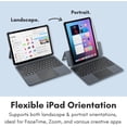 thumbnail image 4 of Macally iPad Pro 11 Inch Case with Keyboard and Track Pad (2024 Gen 7) - iPad Pro 11 Inch M4 Case with Keyboard Backlit, Multi Angle View, Apple Pencil Holder, 4 of 7