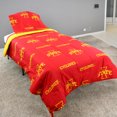 thumbnail image 2 of Iowa State Cyclones 3 Pc Reversible Cotton Comforter Set, 1 Comforter, 2 Shams, Full, 2 of 8