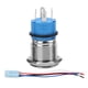 thumbnail image 2 of Interruptor de botón autoblocante con bloqueo de luz LED para coche, resistente al agua, 16mm, 12V, con enchufe (azul) Jadeshay A, 2 of 8