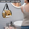 thumbnail image 4 of ZIATUBLE Cute Cat Towel Dispenser Cover Sunflower Paper Dust Cover Case Kitchen Paper Towel Holder Organizer Lightweight Carrying and Storage Case Reusable Travel Portable Roll Bag, 4 of 7