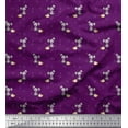 thumbnail image 1 of Soimoi Velvet Fabric Footprint,Cheese & Rat Kids Printed Fabric 1 Yard 58 Inch Wide, 1 of 3