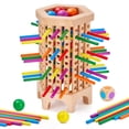 thumbnail image 1 of Juego de mesa de madera WhimsiPlay Montessori para niños de 3 a 6 años, 1 of 7