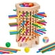 thumbnail image 1 of Juego de mesa de madera WhimsiPlay Montessori para niños de 3 a 6 años, 1 of 7