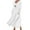 White, variant on New Summer Maxi Dresses for Womens 2024 Plus Size Fashion Long Sleeve Print Cotton Linen Round Neck Pocket Dress