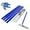 Blue, variant on Bull Float Concrete Tools|48’’×12’’ Stainless Steel Concrete Float with 4 Combinable Handles|Concrete Bull Float with Trowel|Concrete Bull Float Kit for Concrete Finishing